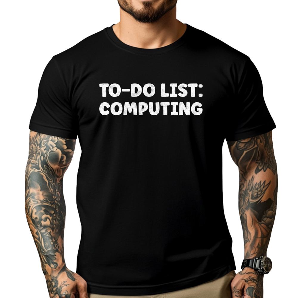 

Funny Computing Lover Quotes Operation Of Computer Mens Korean Fashion Female Tshirt Figures Camisas De Hombre 5XL різнокольоровий