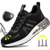 Breathable Steel Toe Safety Shoes for Men Work Puncture Proof Sport Sneakers Construction Security Boots