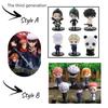 Authentic 6-piece Jujutsu Kaisen Pvc Figurine Set Toge Gojo Satoru Gojo Megumi Fushiguro Nobara Kugisaki Kechizu And Kokichi Muta 8cm Height