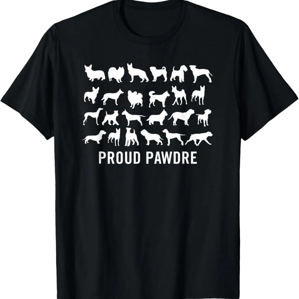 Stolzer Pfoten-Papa lustiges Hunde-Papa Fell-Papa Haustierbesitzer T-Shirt