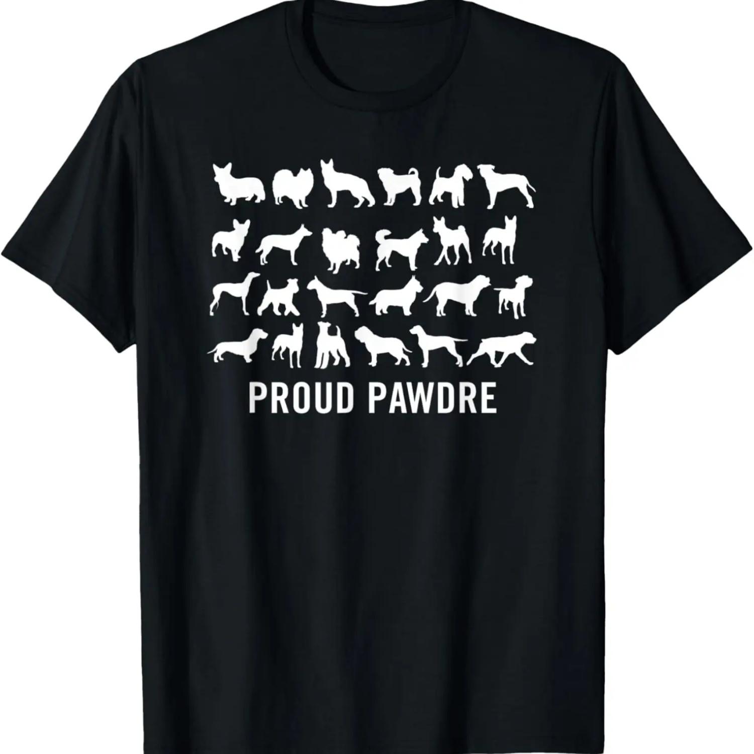 

Гордый Падре забавный Папа Собака меховой папа владелец питомца Футболка XXXXXL чёрный