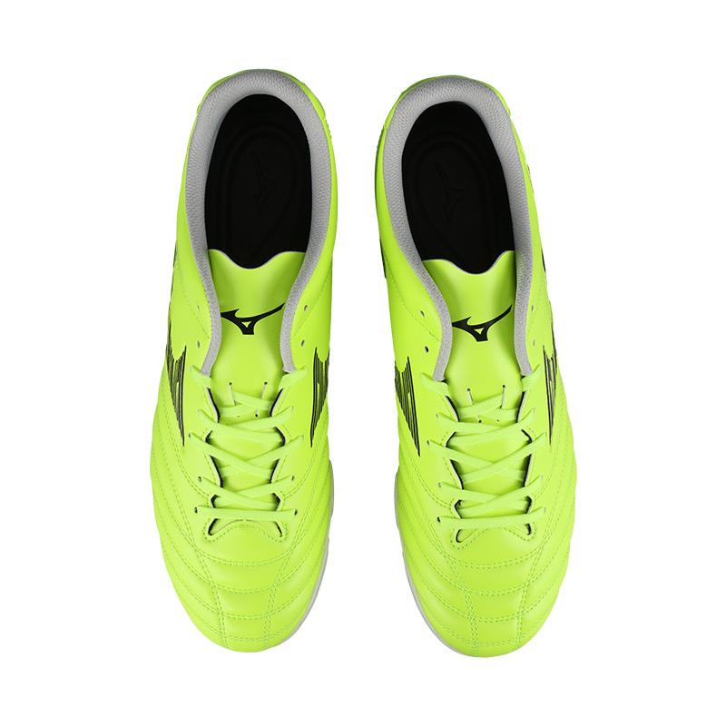 Mizuno Monarcida Neo 3 Mid range TT Turf Soccer Shoes Unisex Neon Green P1GD262545