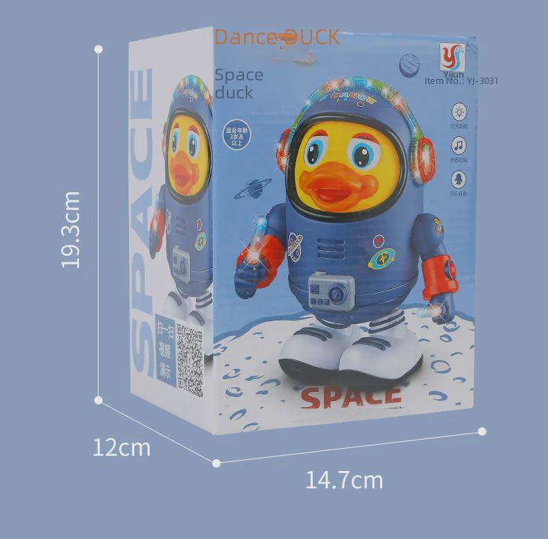 Singing and Dancing Robot Toy - Electric Swing Space Duck for Kids