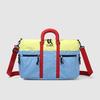 Large Capacity Color Block Travel & Sports Bag with Wet/Dry Separation