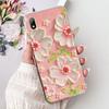 For Huawei Y5 (2019) Phone Case Y5 2019 AMN-LX9 Elegant Floral Cat Painted Soft Silicone Transparent TPU Cases