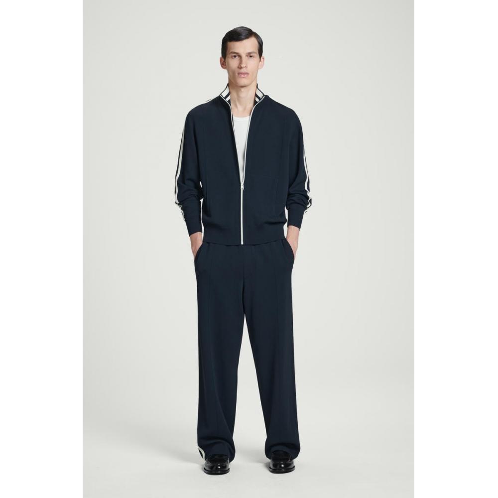 

Трикотажные брюки-джоггеры с контрастными полосками COS Japan NAVY IVORY/XS