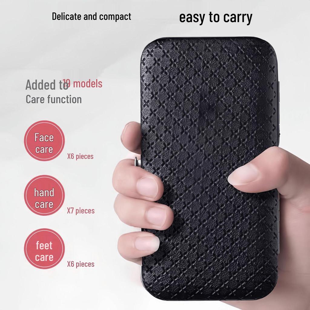 Black King Kong Nail Clipper Set - Manicure & Pedicure Tools for Men and Women