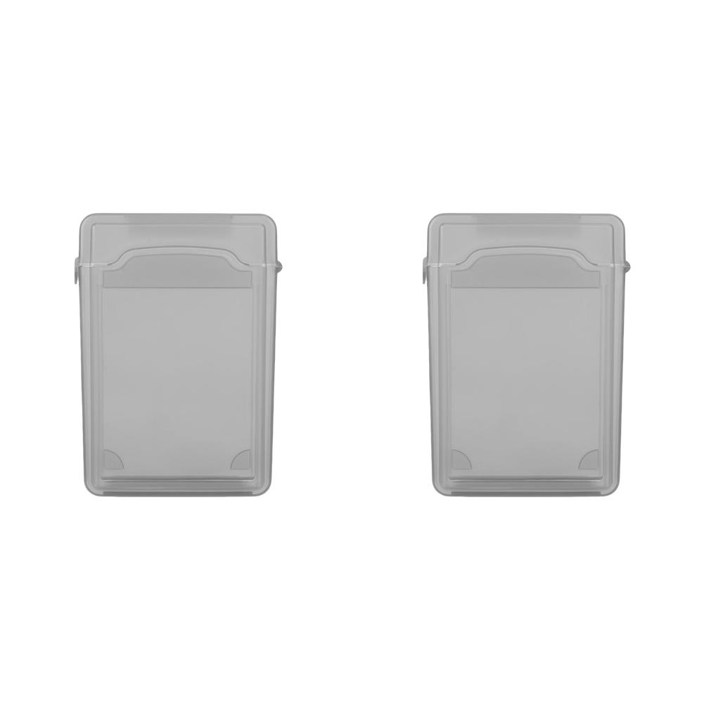 Caixa de Armazenamento para Disco Rígido IDE SATA de 3,5 Polegadas Capa de Plástico à Prova de Choque para Disco Rígido Externo Caixa de Armazenamento Multicolorida