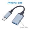 Efficient Type C to USB3.0 OTG Connector Rapid Data Transfer and Expansion for Smartphones and Laptops