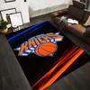 New York Knicks Logo Basketball Design Rug Non-slip Rug Suitable for Living Room and Bedroom Sofas Sofas