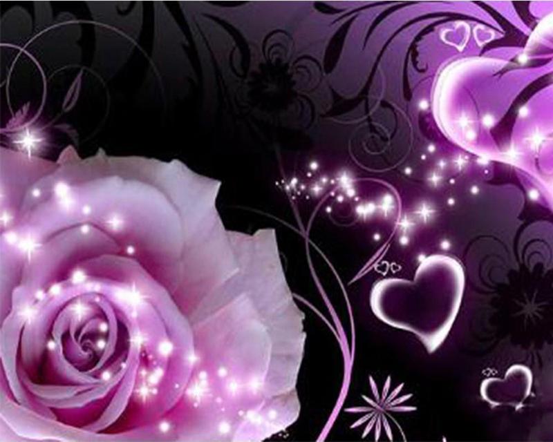 5D DIY Diamond Painting Full Round Square Rose Landscape Rhinestones Diamond Embroidery Cross Stitch Flowers Mosaic Handicraft