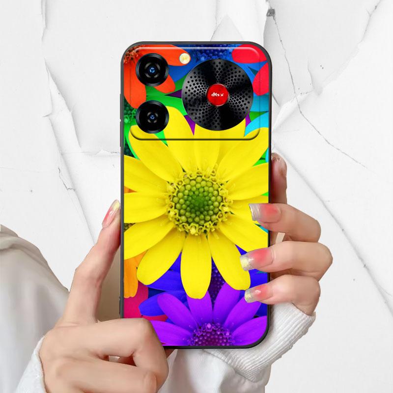 Cartoon Astronaut Phone Case For ZTE Nubia Music Cover Soft TPU Protective Shell For Nubia Music Cases Z2353 Black Silicone Capa