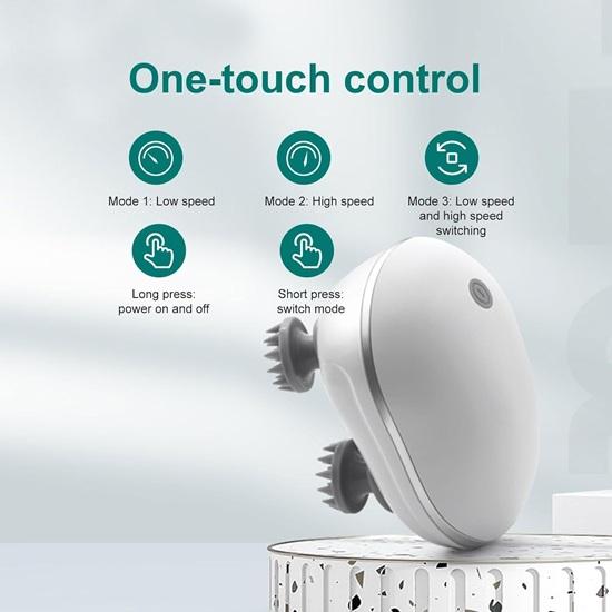 Electric Head,Scalp Massager Advance Red Light Therapy for Boost Growth Fall Control  3 Speed Mode Handheld, Body Massage,Deep Clean Stress Relaxation