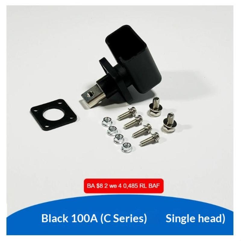 New 1 Set Battery Storage Terminal Post 100A 120A All-Copper Lithium Battery Energy Storage Terminal Battery Connector
