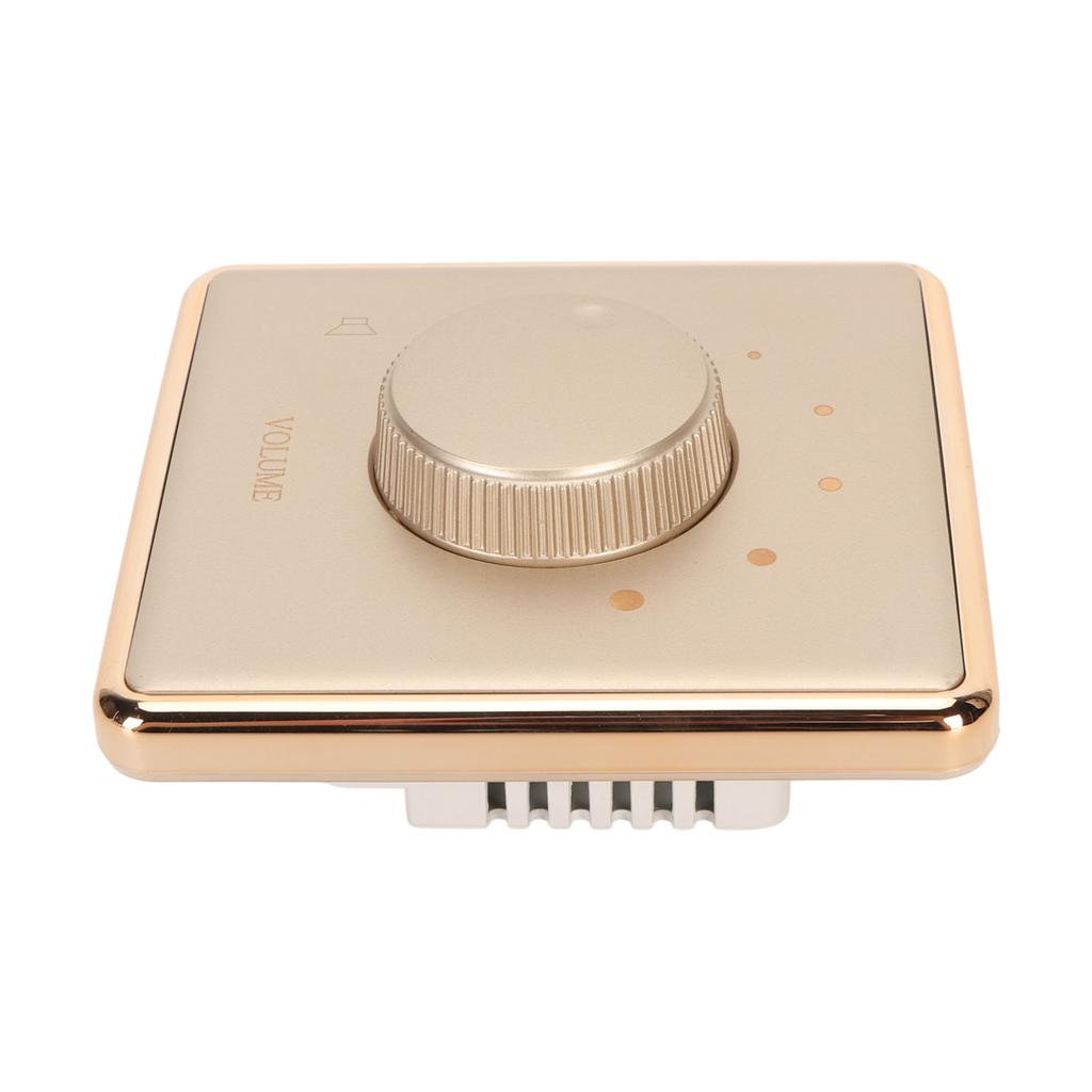 Wall Mount Volume Control Knob 10W Volume Control Wall Plate Rotary Knob Volume Controller for Home