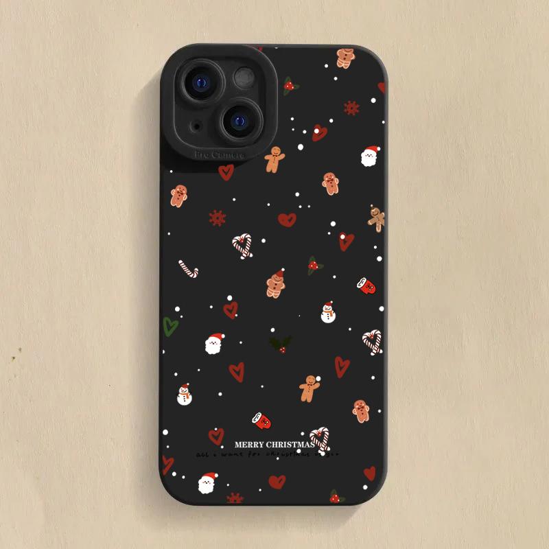 

Cute Christmas Pattern Phone Case For Xiaomi Mi 15 14T 13T 12T Pro 14 13 11 Lite 5G NE Poco F6 F5 X5 M6 X7 Pro Silicone Cover Poco F3