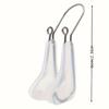 Transparent Silicone Nose Clip for Nose Lift Ergonomic, Nostril Shaper for Tall and Small Noses Silicone for Comfortable Daily Use, Nose Jewelry