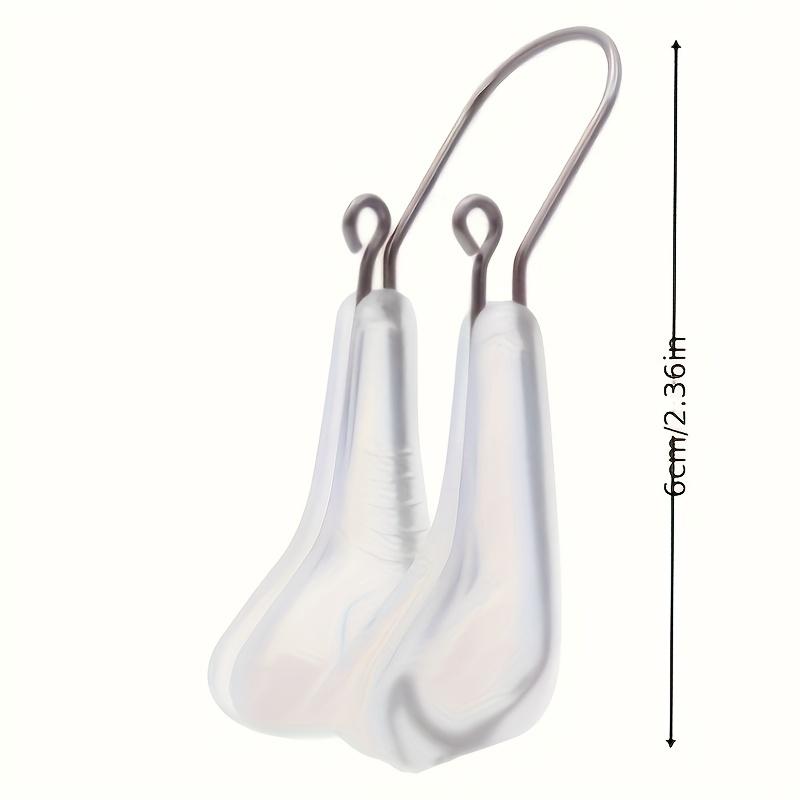 Transparent Silicone Nose Clip for Nose Lift Ergonomic, Nostril Shaper for Tall and Small Noses Silicone for Comfortable Daily Use, Nose Jewelry