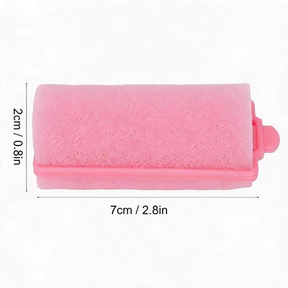12pcs Pink Soft Hair Curler Soft Hair Roller Set Styling Tool Foam Hair Roller Home Salon