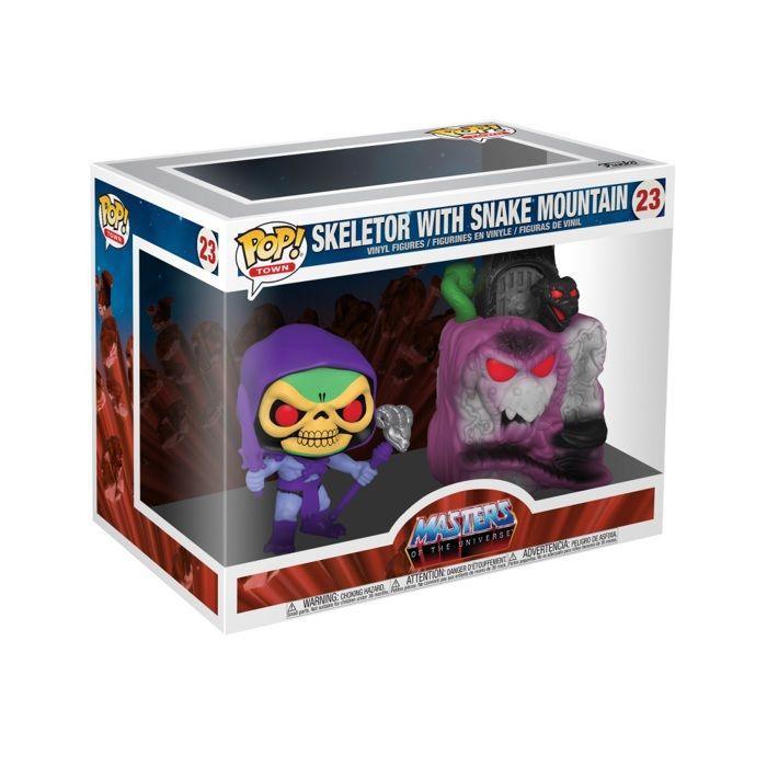 Figurine POP! Les Maîtres de l'Univers - FUNKO - Snake Mountain w/Skeletor - Mixte - Noir - 9 cm