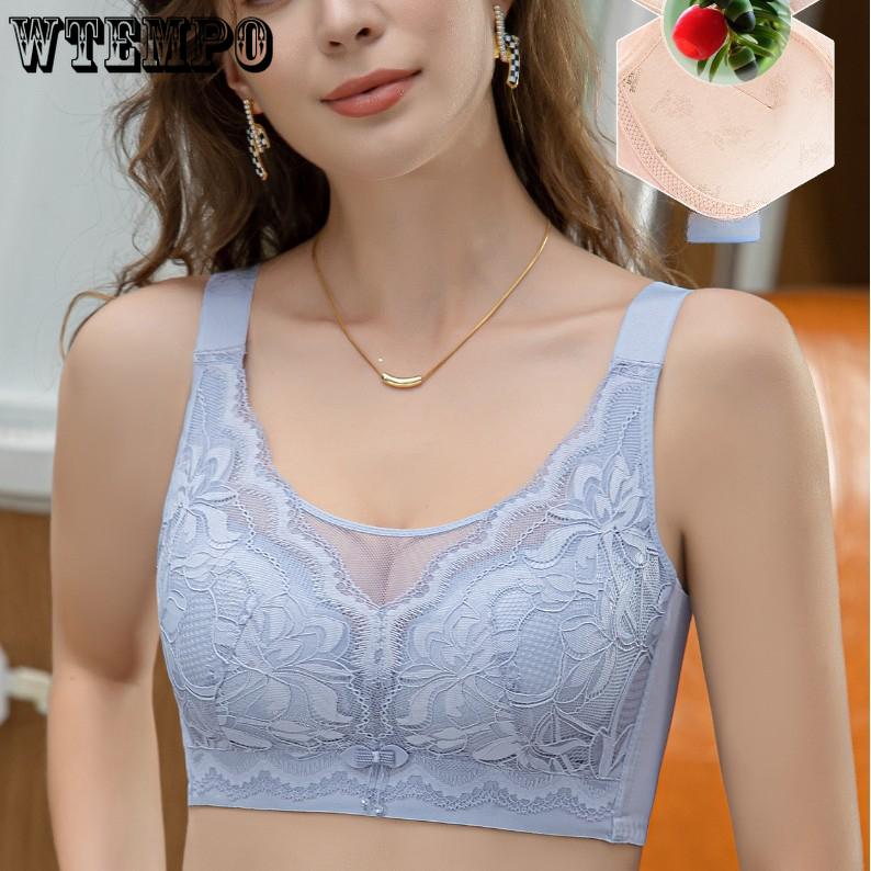 Full Cup Bra Women's Plus Size Bra Adjustable Bra Without Steel Rims Anti Sagging Design