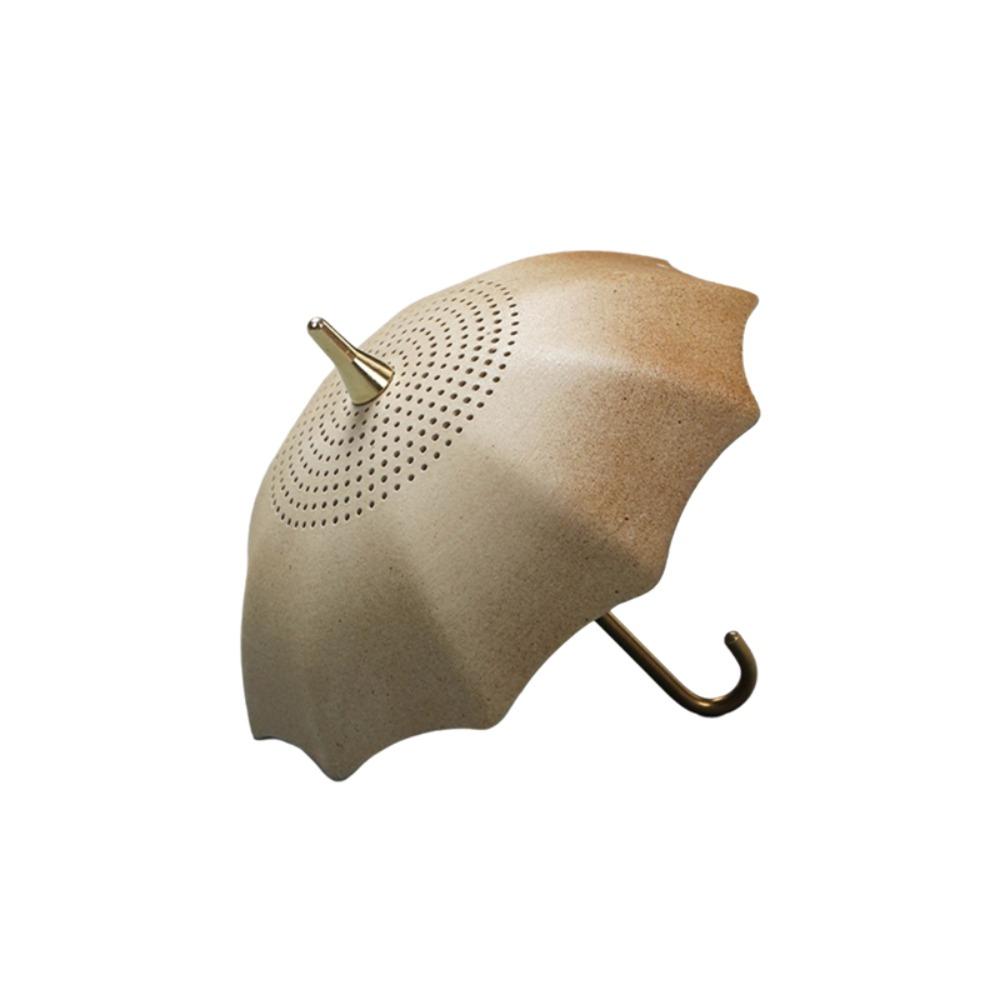 

Fine Mesh Ceramic Umbrella Tea Filter Solid Color Tea Separation Filter Tea Sieve Tea Room коричневый