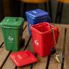 Creative Trash Can Shaped Coffee Mug Ceramic Mug Wheelie Trash Bin Ceramic Mug With Shovel-shaped Spoon Funny Birthday Gifts