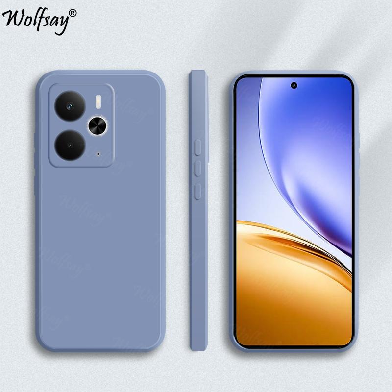 

Candy Case For Realme 14 5G Case Anti-knock Soft Original Liquid Silicone Back Case Realme 14 Cover For Realme 14 5G 6.67 inch Realme 14