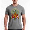 Skeleton Buddha Stoner Tshirt Summer Casual Cotton Tee Oversized Streetwear Tops Vintage Graphic Print Unisex Unisex Unisex
