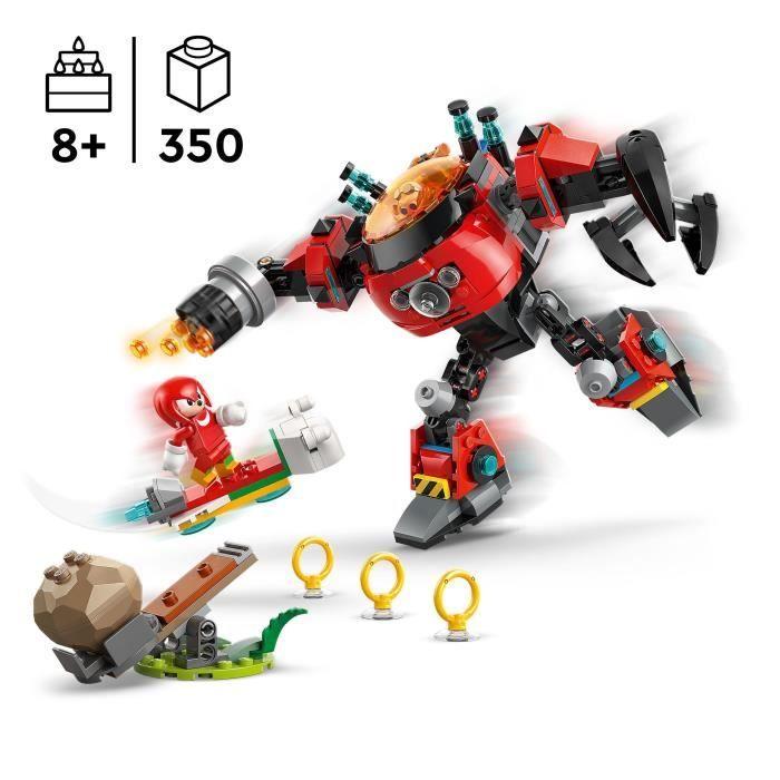 LEGO Sonic the Hedgehog 77005 Knuckles contre l’Egg Crusher de Dr. Eggman - Jeu dès 8 ans