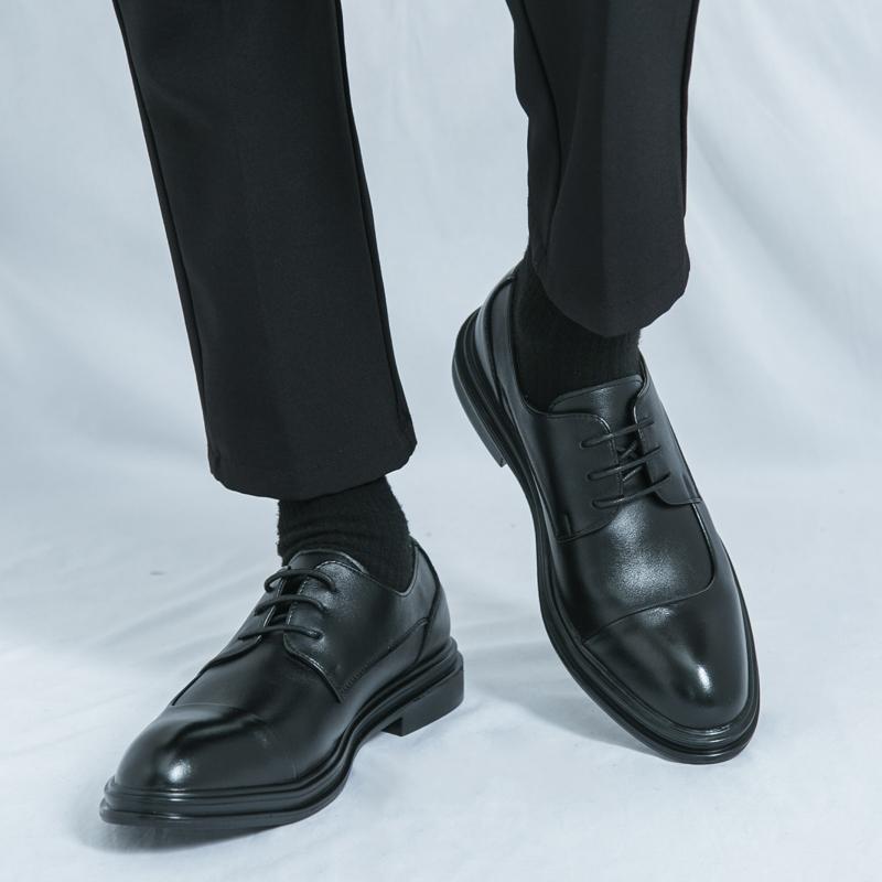 Hot Business Men's Shoes Classic Gentleman British Style 38-46 Quality Adult Party leather shoes Casual gentleman