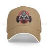 BERRETTO DA BASEBALL LOGO CUNARD CRUISE LINE NERO CON CORONA DORATA E TESTO ROSSO DESIGN CLASSICO PER Unisex E DONNE