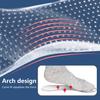 1 Pair Silicone Insoles Transparent Soft Sole Non-slip Shock Absorption Wear-resistant Arch Support Universal Flip-flop Slipper Sandal Shoes Pads