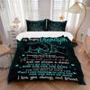 3PCs For Grandson Gift Design Cover Set, Breathable Fabric, Machine Washable (1 Duvet Cover + 2 Pillowcases) (Without Quilt) Yy250911061