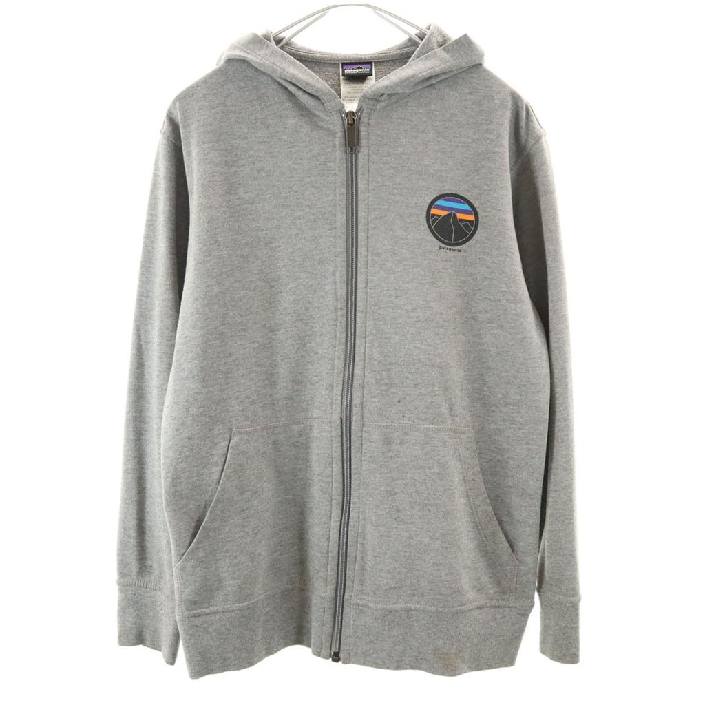 Patagonia Sweat Zip Hoodie M Gray 63000SP14 Kid's Used