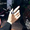 Gift Jewelry Women Ring Adjustable Opening Ring Large Metal Ball