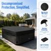 Sunproof Hot Tub Cover Polyester Material Square Hot Tub Cover Outdoor Hot Tub Cover  SPA Cover