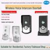 Smart Wireless Intercom Doorbell with Emergency Call Button for Elderly