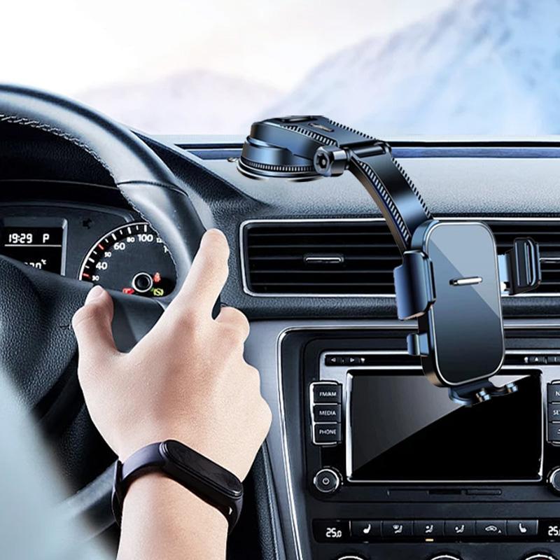 Universeller Auto-Handyhalter - Armaturenbrett Windschutzscheibe Schreibtischhalterung für GPS-Navigation Sichere Halterung