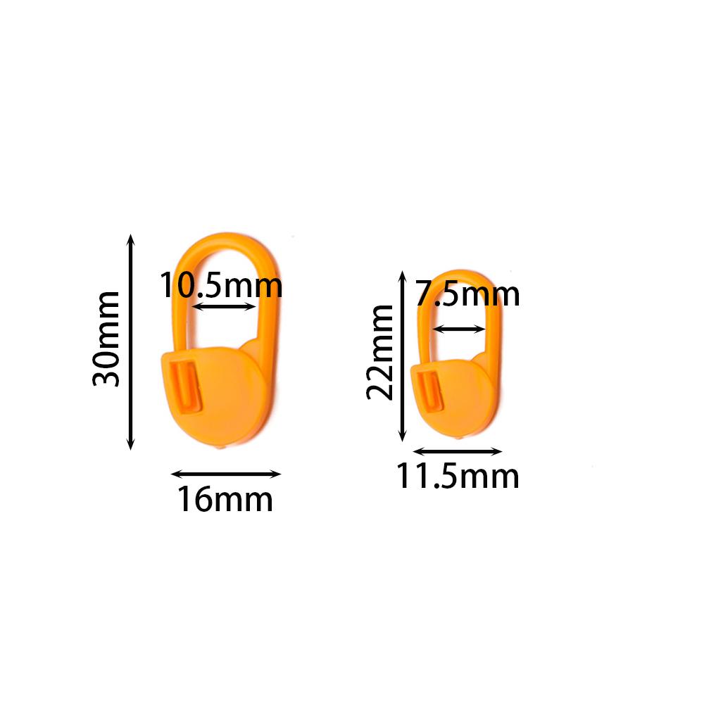 100Pcs/lot Plastic Colored Safety Small Pins Locking Stitch Markers Crochet Latch Needle Clip Hook Tool for DIY Jewelry Making