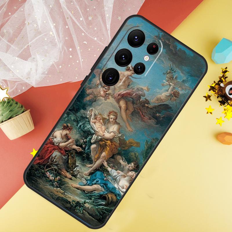 

Renaissance Angels Case For Samsung Galaxy S22 S23 S24 Ultra S8 S9 S10 Plus Note 10 20 Ultra S20 S21 FE Cover Galaxy S23