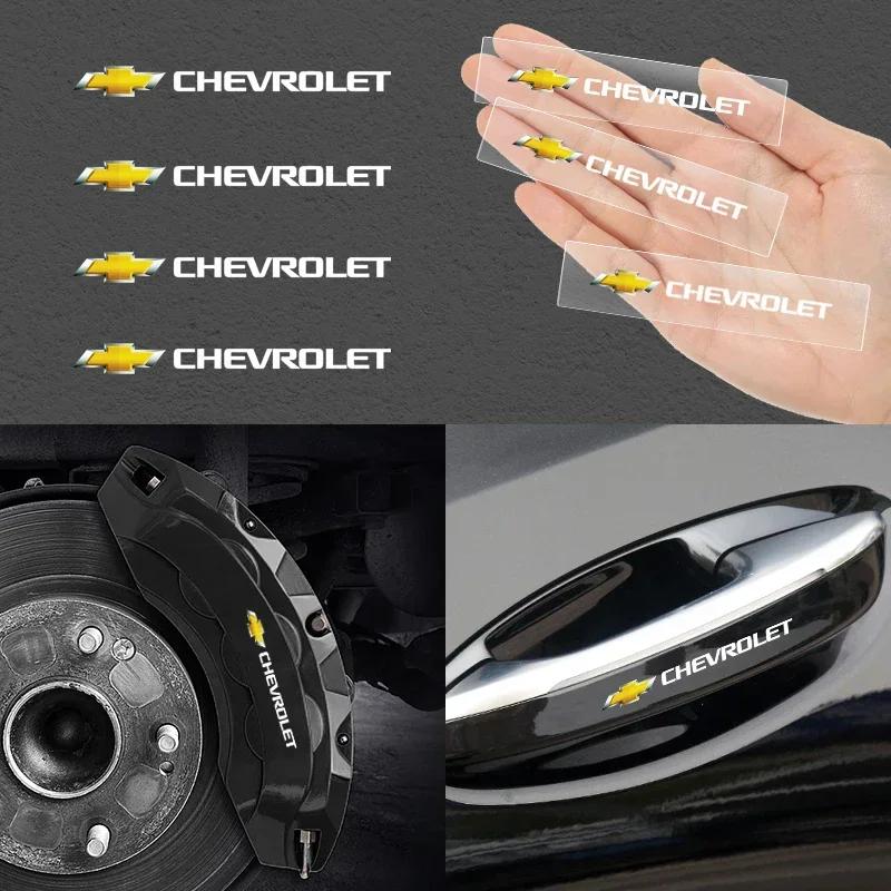 1/2/5/10PCS PVC Car Door Handle Badge Protector Decal Wiper Sticker For Chevrolet Sail Cruze Captiva Malibu Trax Aveo Spark
