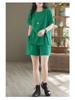 Damen Retro Freizeitshorts & T-Shirt Set - Sommer 2025 Modetrend