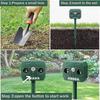 1 Pack Solar Animal Repellent Outdoor Cat Deterrent with Motion Sensor & Flash Light, 2 In 1 Deer Repellent Device for Backyard