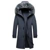 2025 Winter New Jacket Live Broadcast Men's Down Jacket Youth Korean Version Thick Medium Long Hooded Warm Men