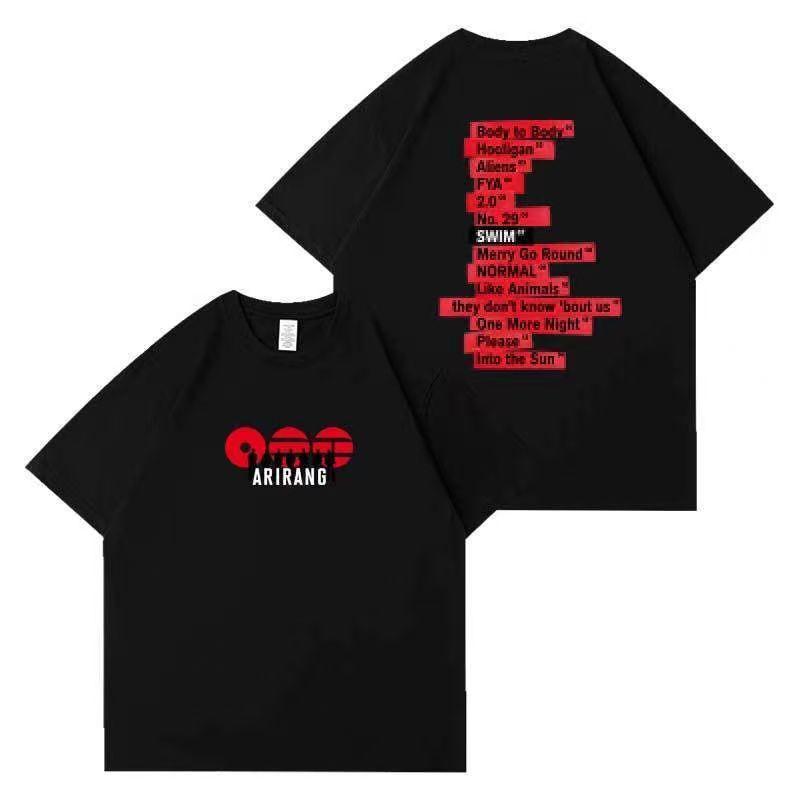 T-shirt Merchandising Concerto BTS ARIRANG WORLD TOUR