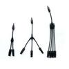1/5/20/100Set PV Solar Connector  Photovoltaic Male Female Plug Waterproof 3 4 5 Way Y-Type 1 In 2/3/4 Out Solar Kits System