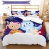 Set Biancheria da Letto In the Night Garden 3 Pezzi Copripiumino Chiusura Include 1 Copripiumino e 2 Federe, Morbido e Confortevole per Tutte le Stagioni.