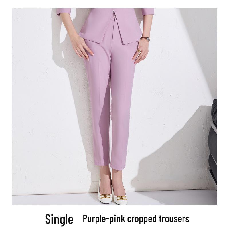 Autumn 2025 Women's Two-Piece Suit: Seven-Sleeve Blazer & Skirt or Dress Set