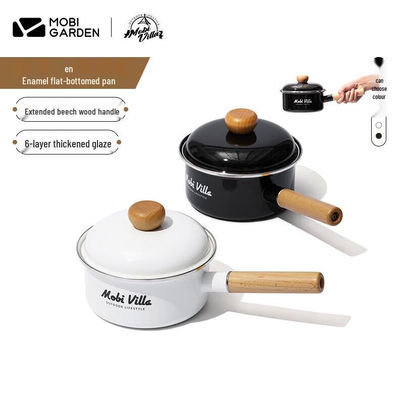 Mobi Garden Feast Enamel Frying Pan